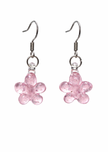 Clover Flower Earrings ～Blush Jelly