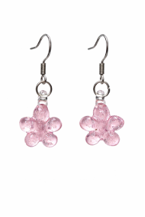 Clover Flower Earrings ～Blush Jelly
