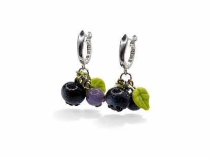 Wild Blueberry Earrings
