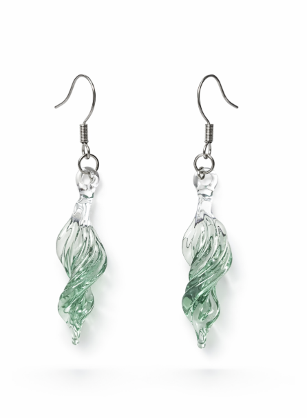 Vine Earrings — Verdant Mist