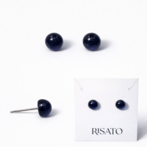 Planet Button Earring — Midnight Current