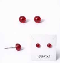 Planet Button Earrings — Ruby Fizz