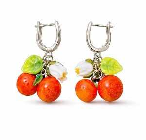 Orange Blossom Earrings