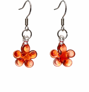 Clover Flower Earrings ～Rose Jelly