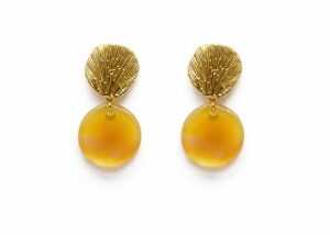 Amber Halo Earrings