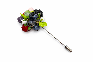 Mixed Berry Brooch