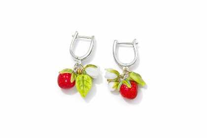 Strawberry Blossom Earrings