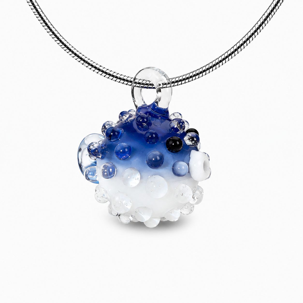 Puffer Fish Necklace - Arctic Current