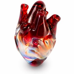 Anatomical Heart Necklace — Crimson Moonflow