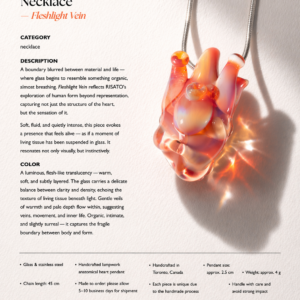 Anatomical Heart Necklace — Lifelight Vein
