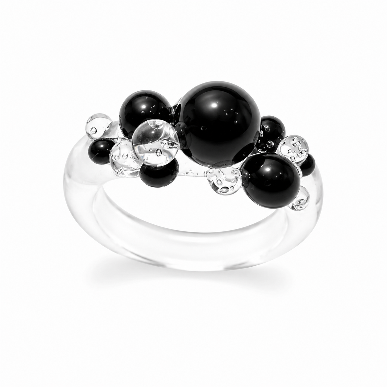 Raindrops Ring – Midnight Rain($50)