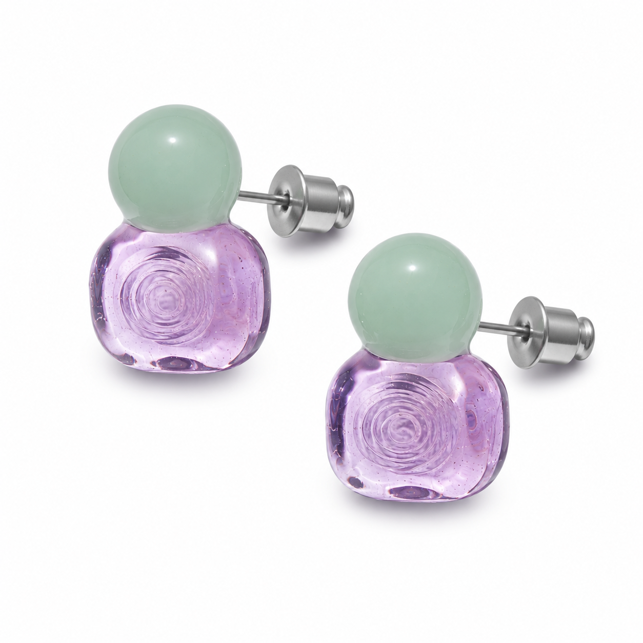 Stonehenge Stud Earrings — Morning Heather