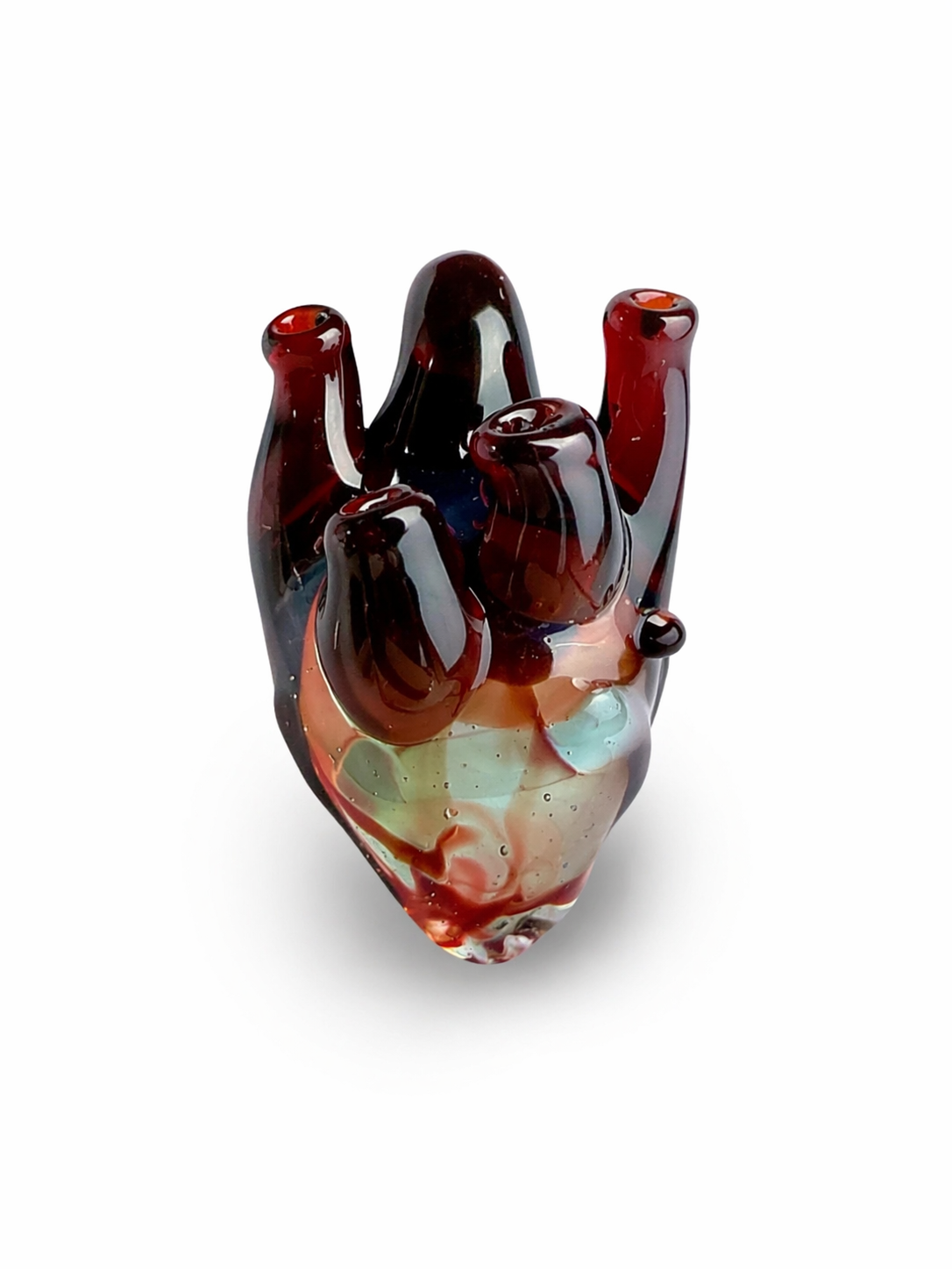 Anatomical Heart Necklace — Obsidian Pulse - Image 2