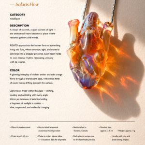 Anatomical Heart Necklace — Solaris Flow