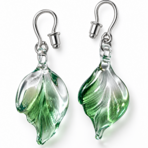 Leaf Earrings — Summer Green