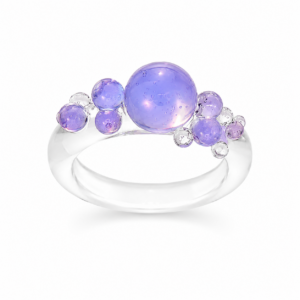 Raindrops Ring – Wisteria Mist