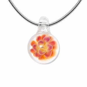 Forever Flower Necklace — Apricot Bloom