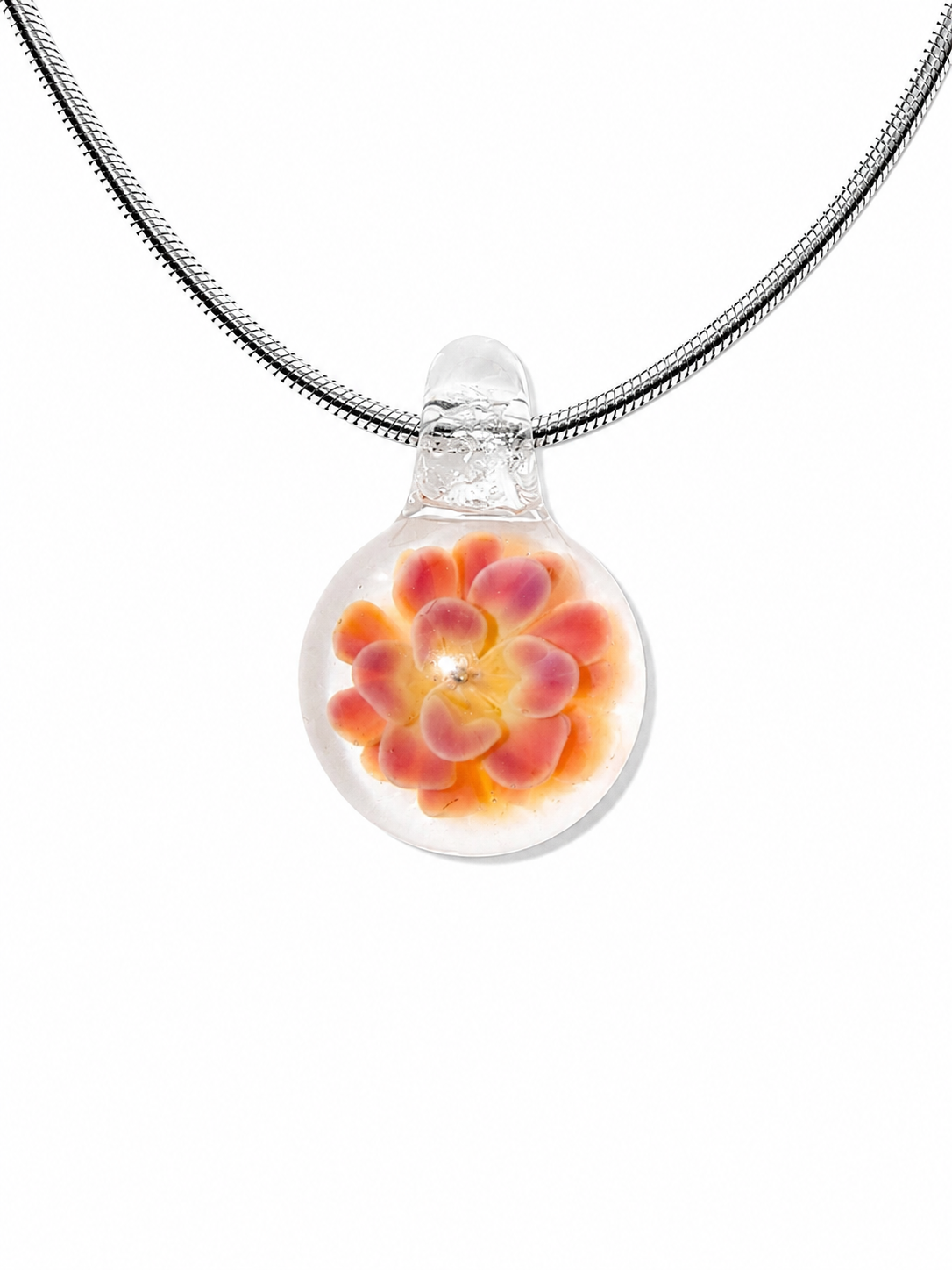 Forever Flower Necklace — Apricot Bloom