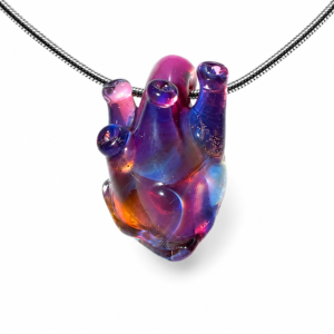 Anatomical Heart Necklace — Aurora Bloom