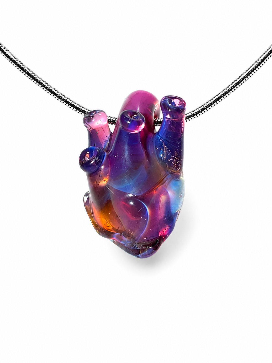 Anatomical Heart Necklace — Aurora Bloom