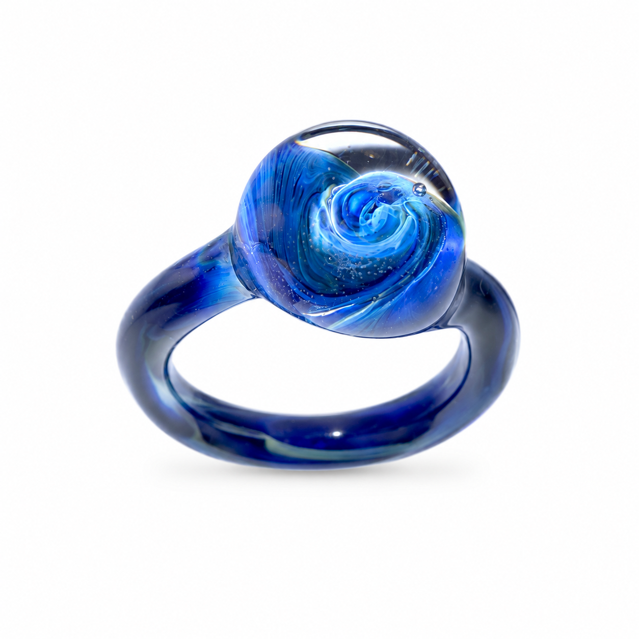 Sphere Ring — Blue Nebula