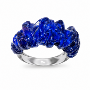 Wave Ring — Cobalt Current