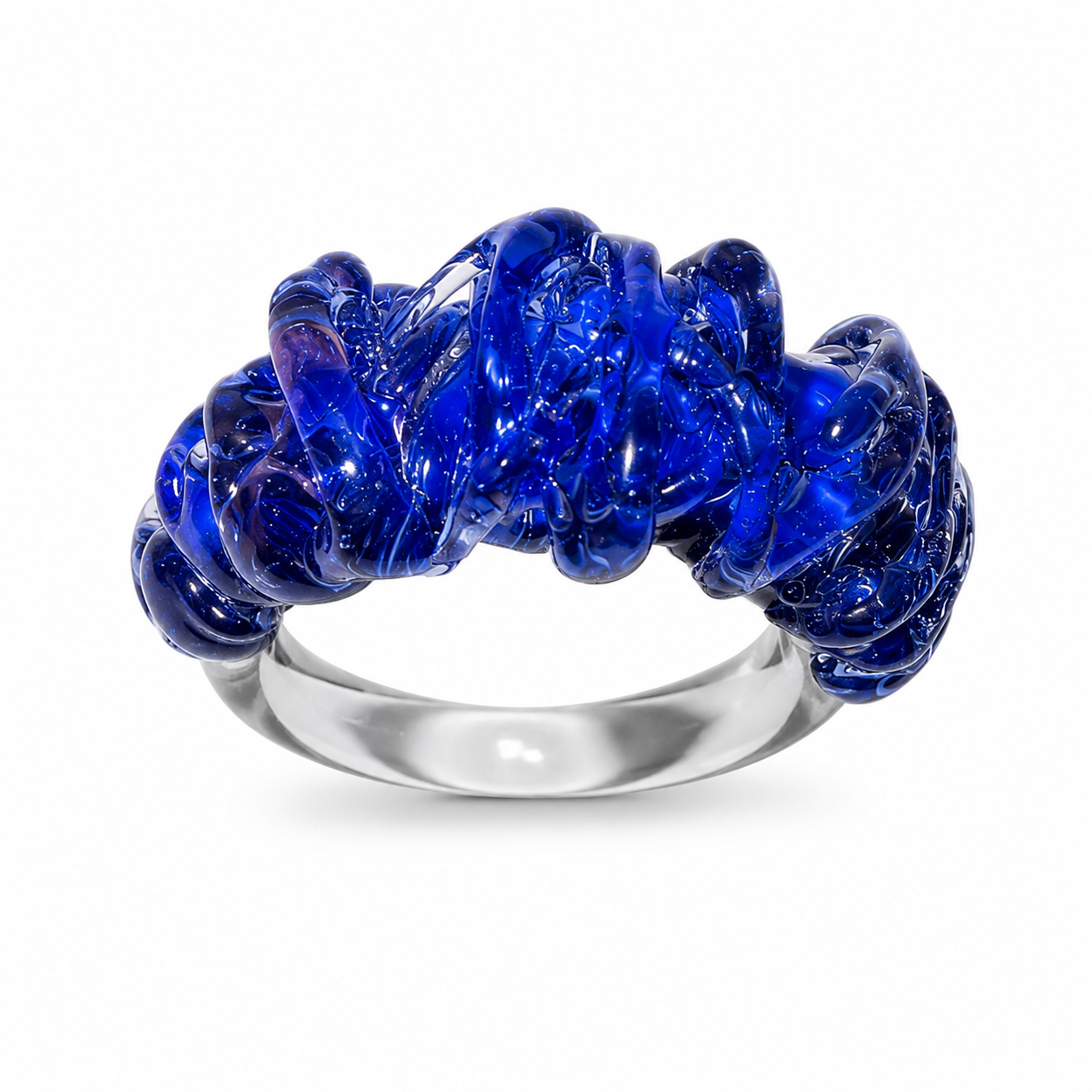 Wave Ring — Cobalt Current