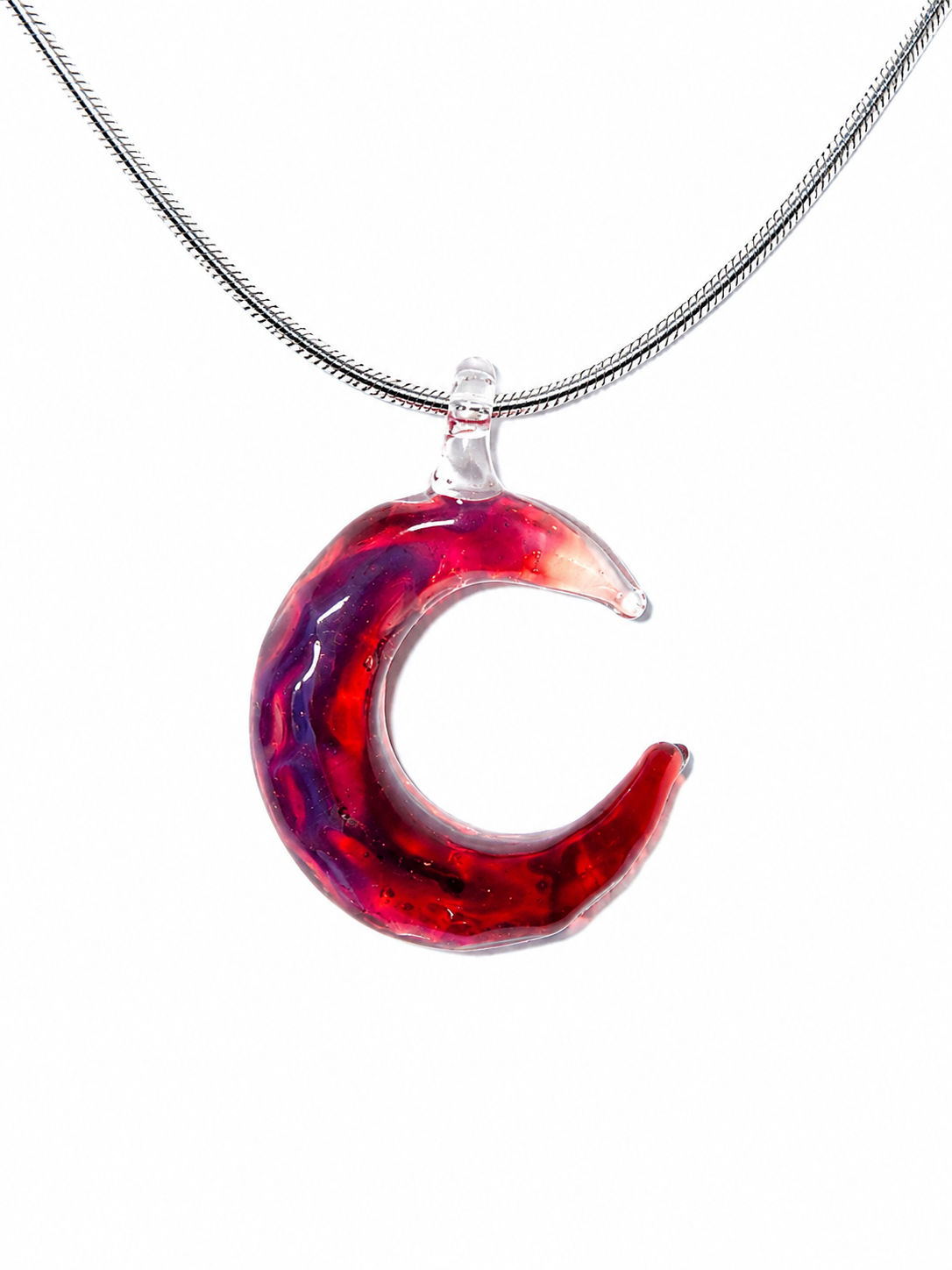 Moon Necklace — Crimson Tide