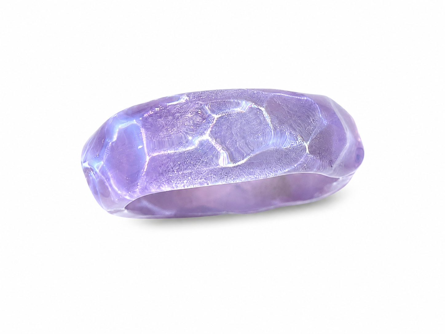 Coral Mirage Ring — Lavender Tide