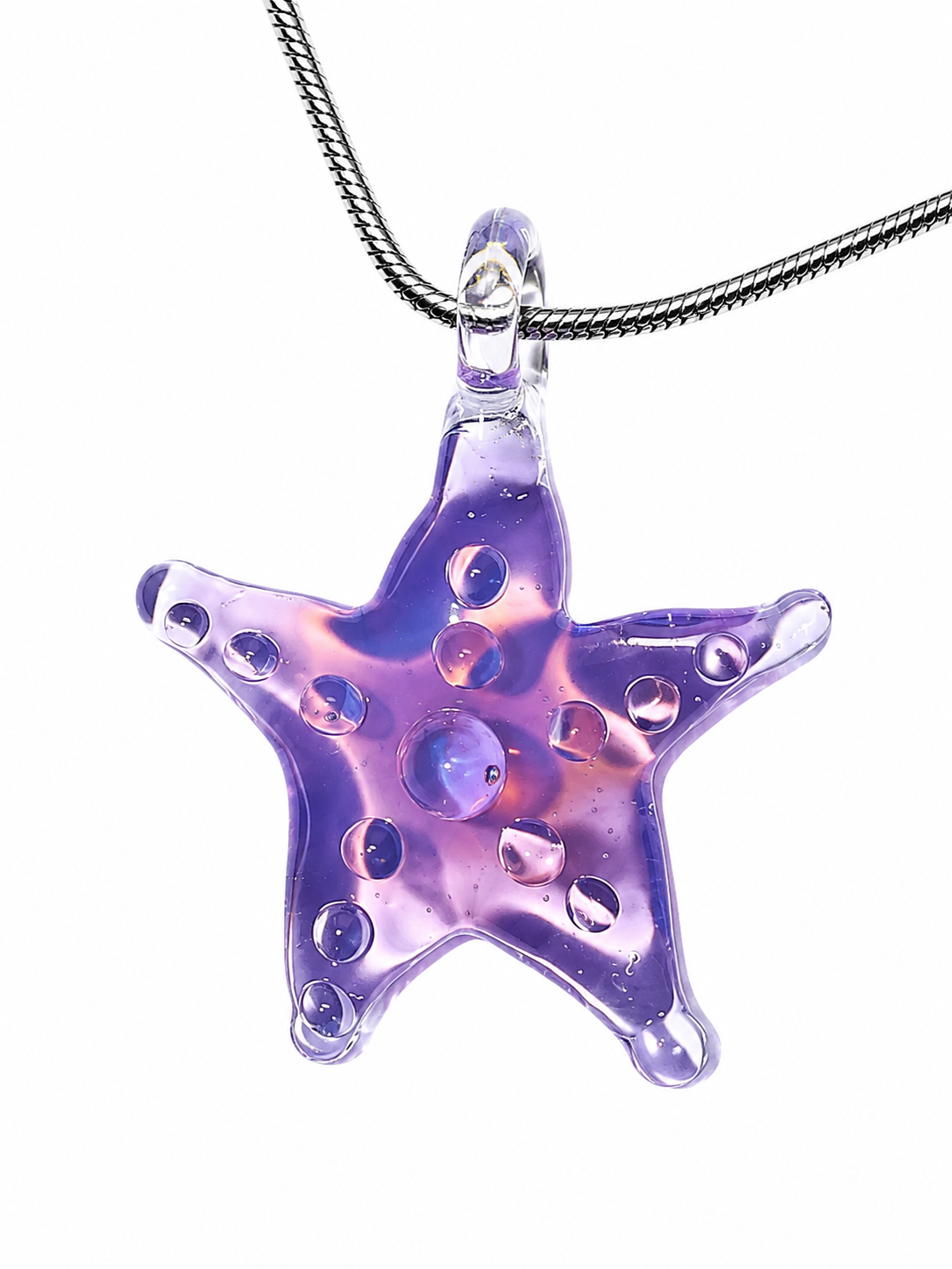 Starfish Necklace – Lavender Twilight