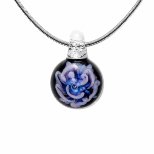 Forever Flower Necklace — Midnight Lavender