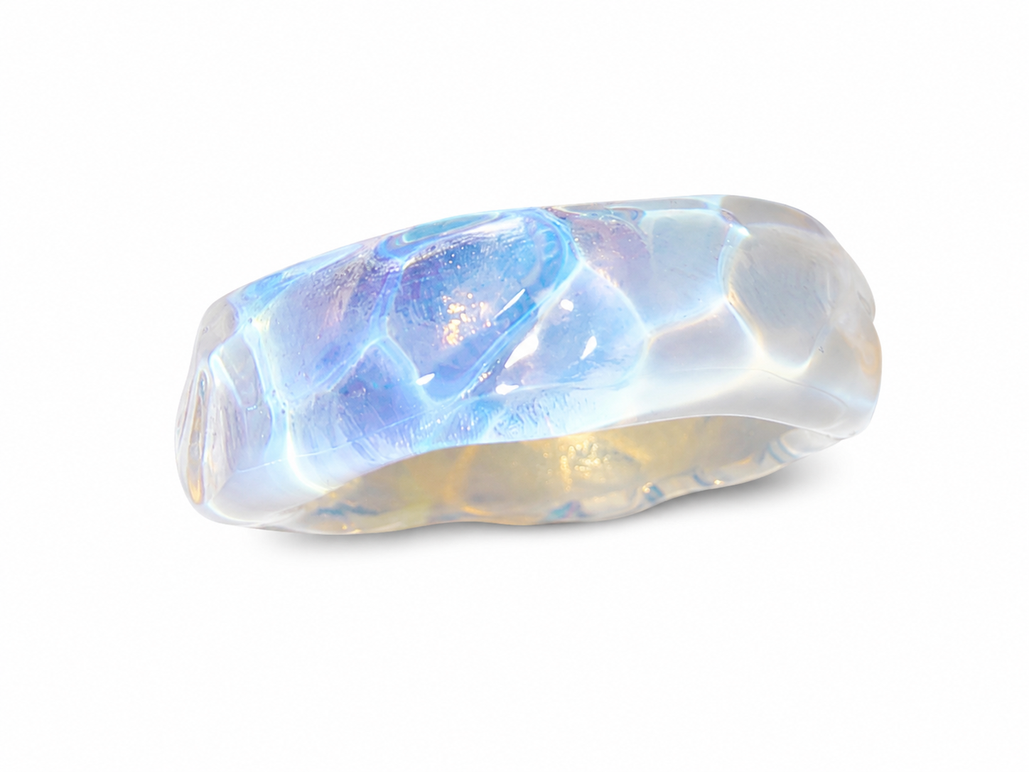 Coral Mirage Ring — Opal Current