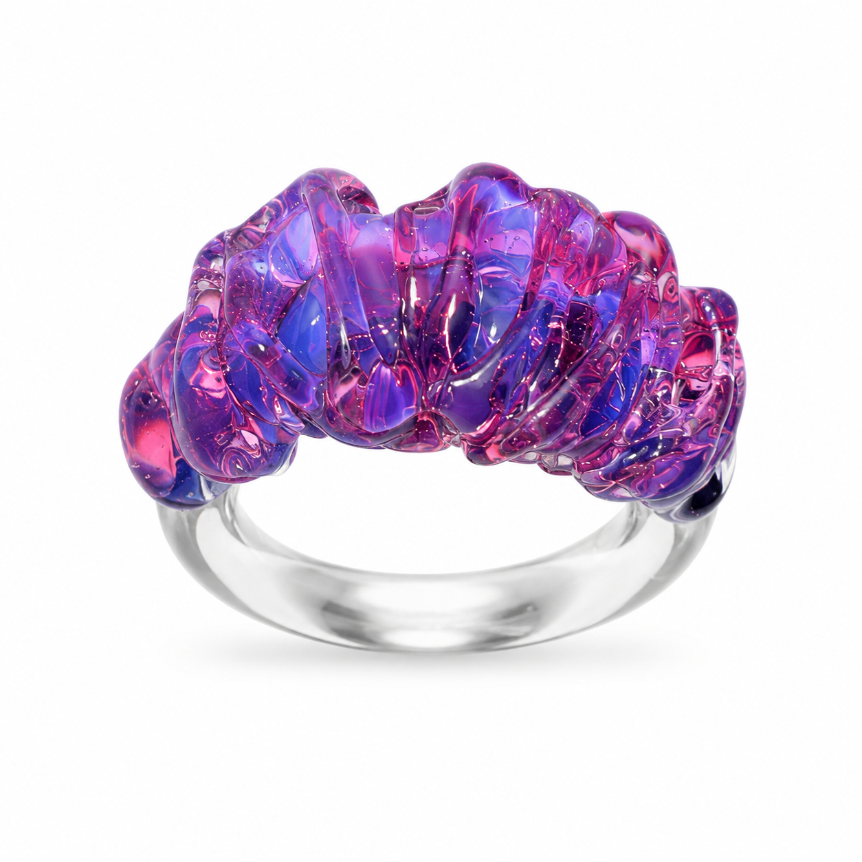 Wave Ring — Orchid Tide