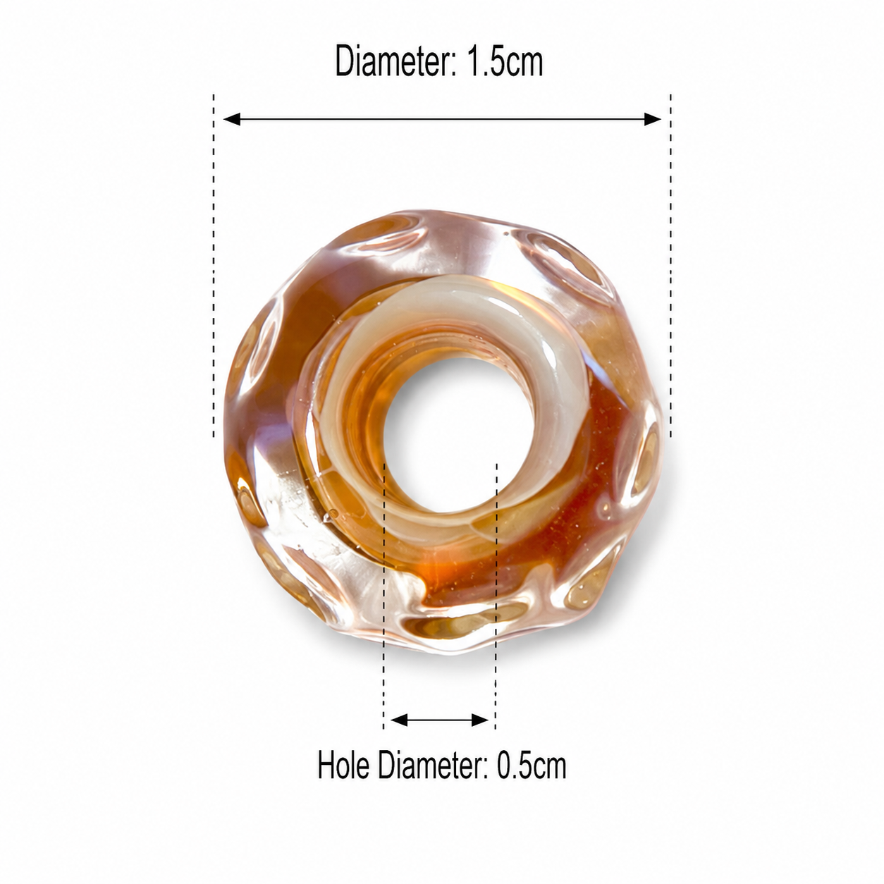 Sea Bead — Sunlit Amber - Image 2