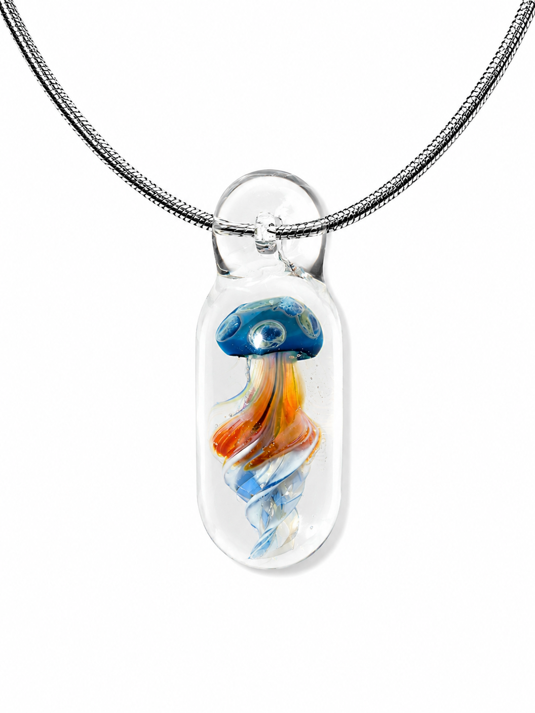 Capsule Jellyfish Necklace — Sunlit Current