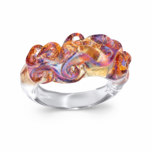 Reed Glass Ring — Sunlit Current