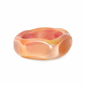 Bolt Ring — Apricot Veil