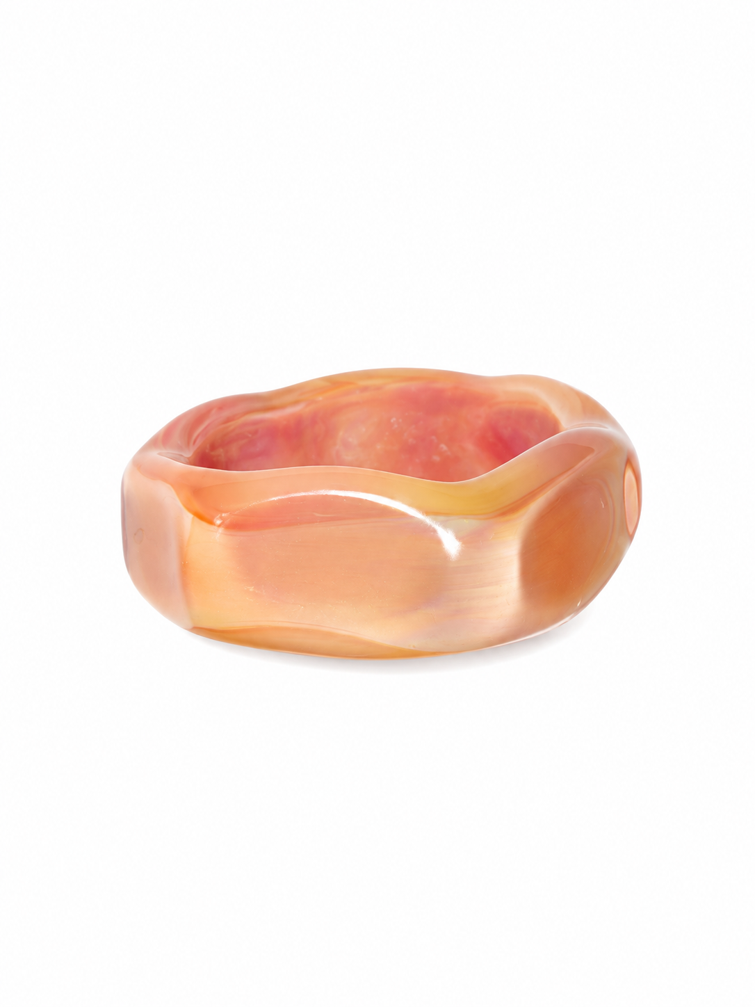 Bolt Ring — Apricot Veil