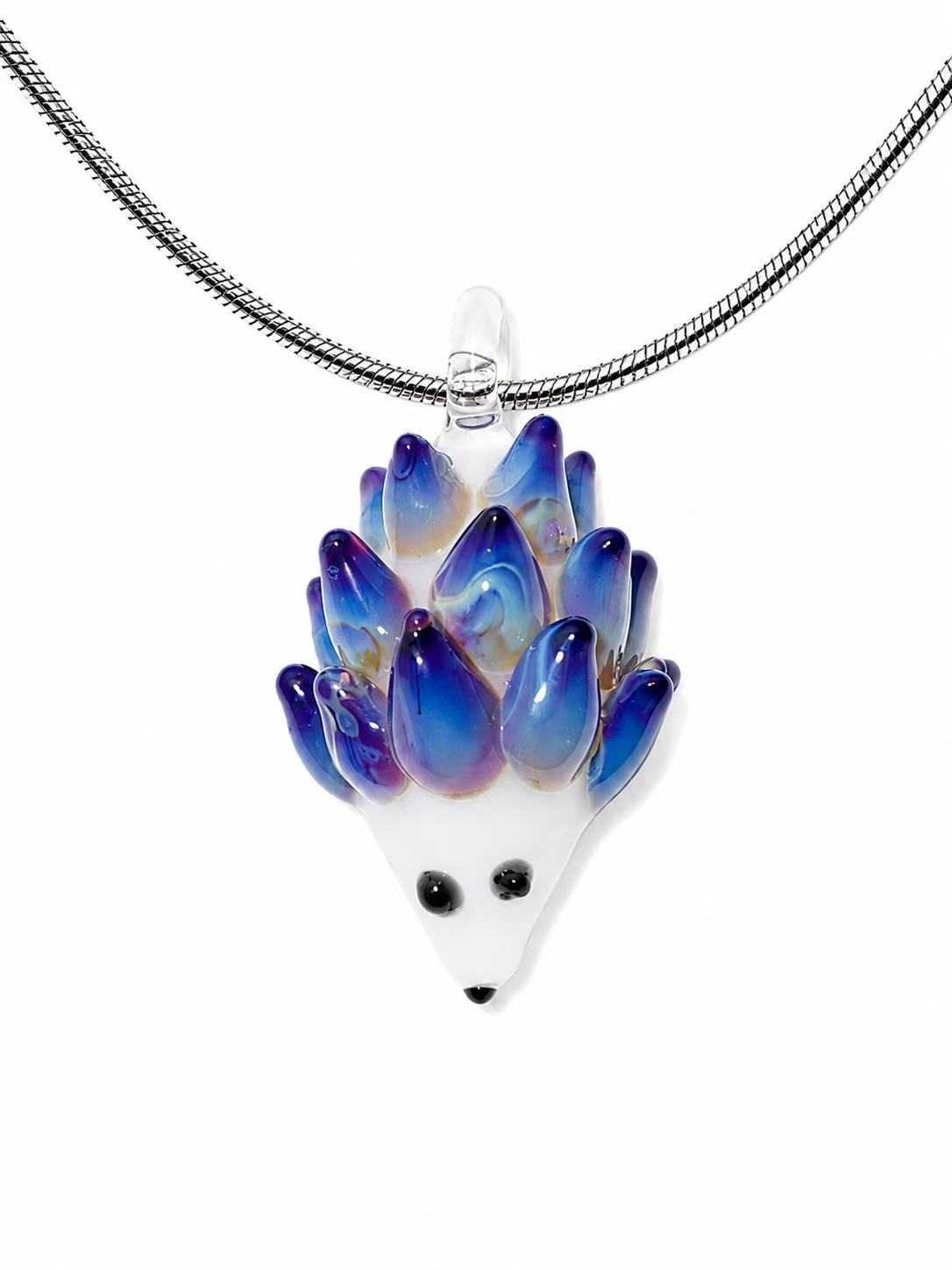 Hedgehog Necklace — Aurora Mist