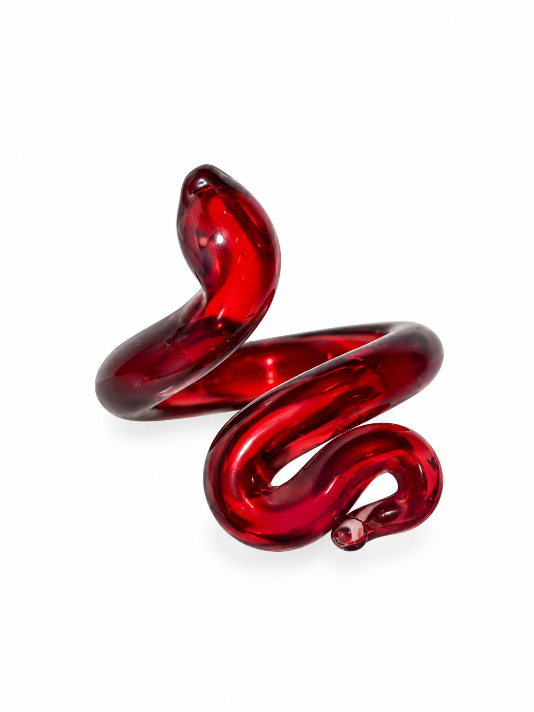 Snake Ring — Blood Ruby