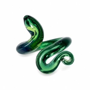 Snake Ring — Emerald Current