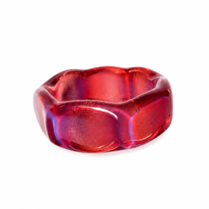 Bolt Ring — Molten Ruby