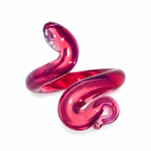 Snake Ring — Wild Fuchsia