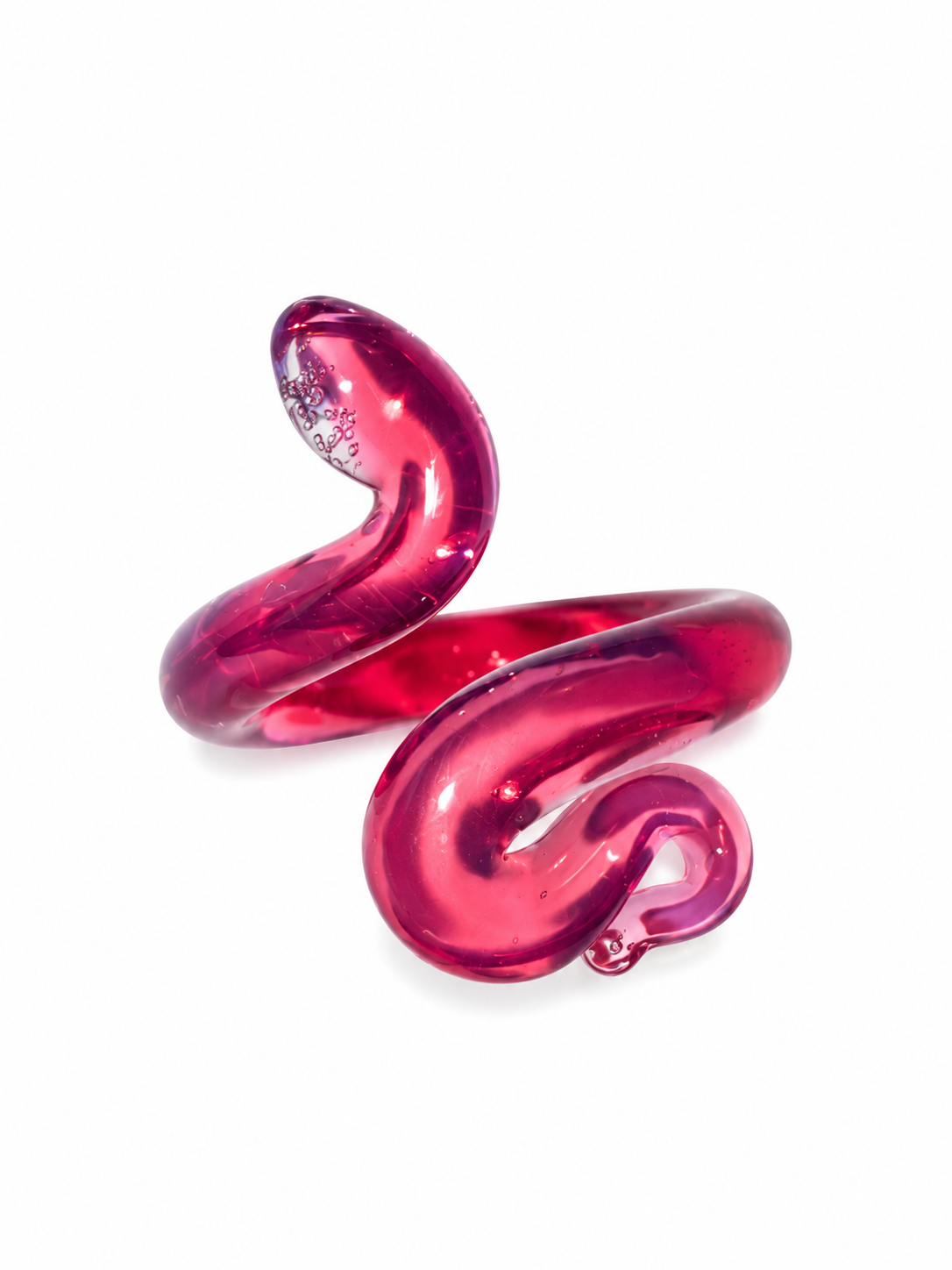 Snake Ring — Wild Fuchsia