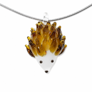 Hedgehog Necklace — Woodland Honey